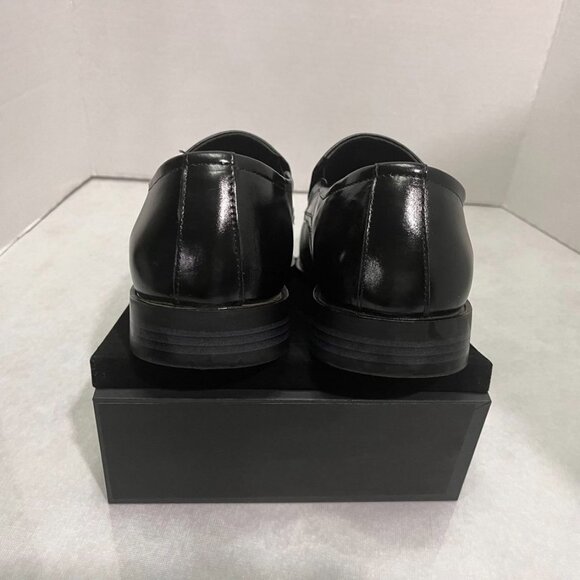 NEW Stacy Adams Leather Slip-On Dress Shoes Square Toe Black Size 10M main image 14